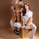 بيجامة حريمي شتوي 3 قطع بالروب