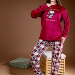 بيجامة حريمي شتوي قطعتين