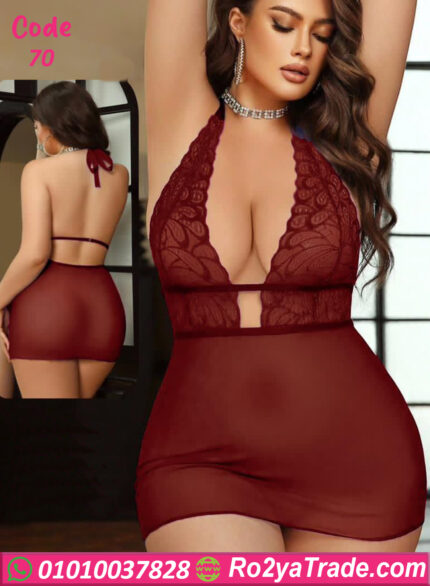 لانجري قصير دانتيل