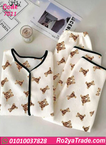 بيجامة حريمي شتوي بيج سايز