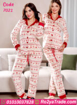 بيجامة شتوي قطيفة تشيري