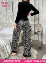 بيجامة حريمي شتوي دانتيل