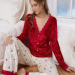 بيجامة حريمي شتوي بيج سايز