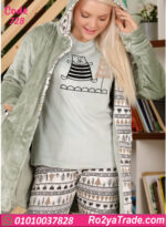 بيجامة شتوي حريمي وان سايز