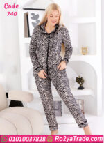 بيجامة شتوي زيبرا حريمي