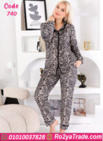 بيجامة شتوي زيبرا حريمي