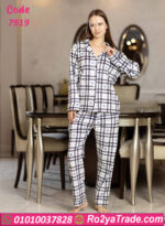 بيجامة شتوي قميص كاروه