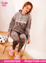 بيجامة شتوي حريمي قطيفة