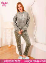 بيجامة شتوي حريمي قطيفة