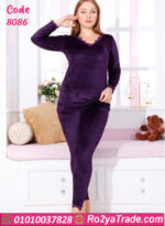 بيجامة شتوي حريمي قطيفة
