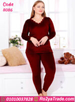 بيجامة شتوي حريمي قطيفة