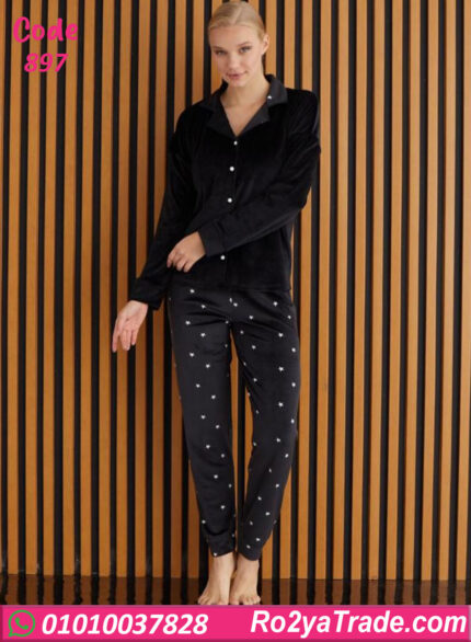 بيجامة حريمي شتوي بيج سايز