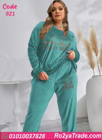 بيجامة حريمي شتوي بيج سايز