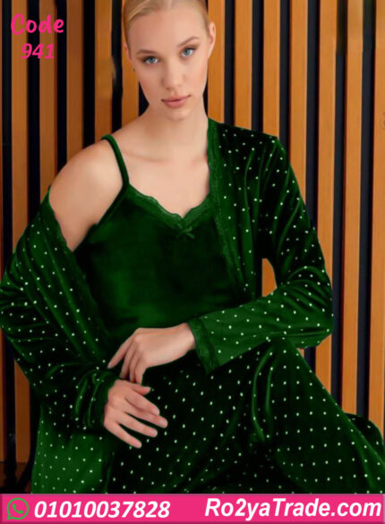 بيجامة حريمي شتوي بيج سايز