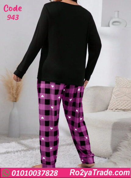 بيجامة حريمي شتوي بيج سايز