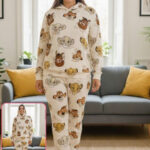 بيجامة حريمي شتوي بيج سايز