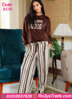 ترنج شتوي قطيفة نسائي