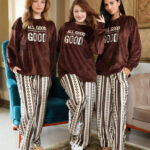 ترنج شتوي قطيفة نسائي