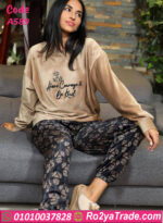 ترنج شتوي قطيفة نسائي مودرن