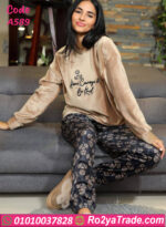 ترنج شتوي قطيفة نسائي مودرن