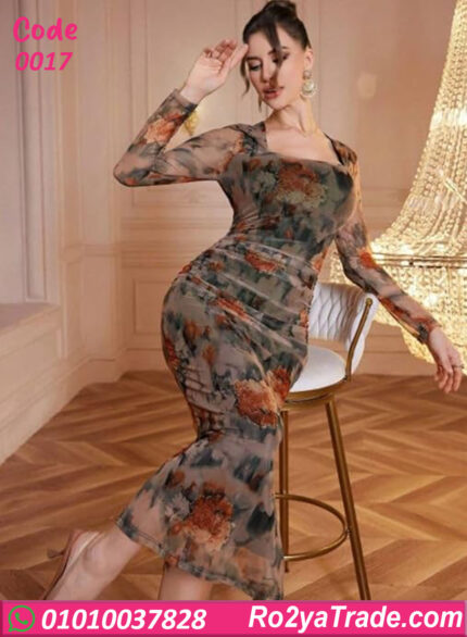 دريس صيفي طويل مشجر