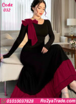 دريس صيفي طويل أسود