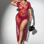 لانجري طويل دانتيل