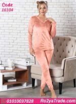 بيجامة شتوي حريمي قطيفة