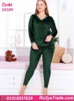 بيجامة شتوي حريمي قطيفة
