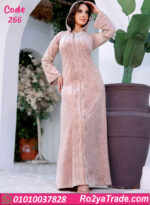 عباية بيتي شتوي حريمي بقبعة