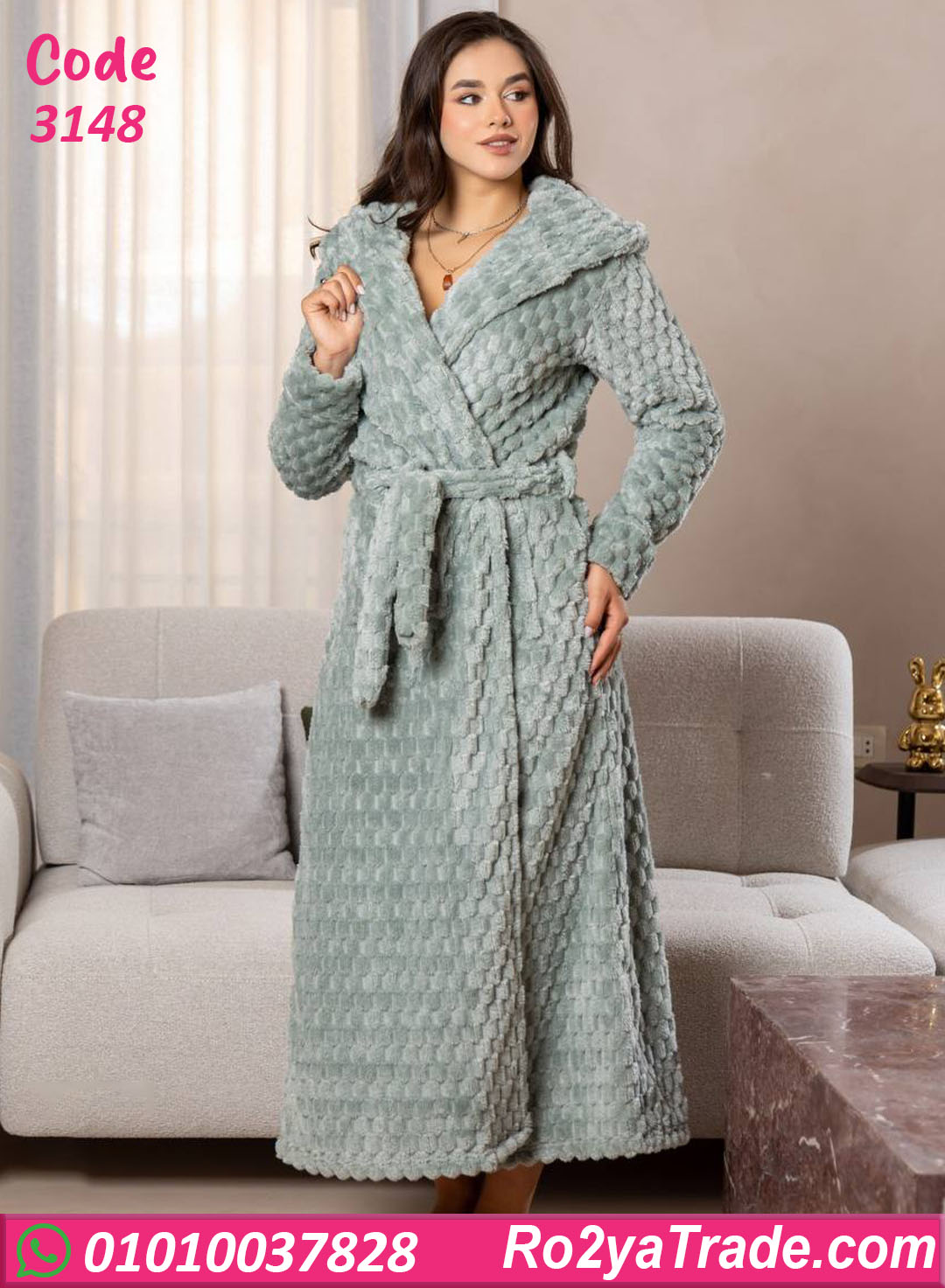 روب شتوي حريمي طويل