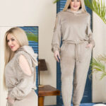 بيجامة شتوي حريمي قطعتين