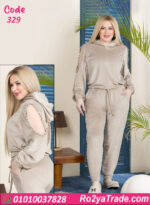 بيجامة شتوي حريمي قطعتين
