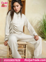 بيجامة شتوي حريمي قطعتين