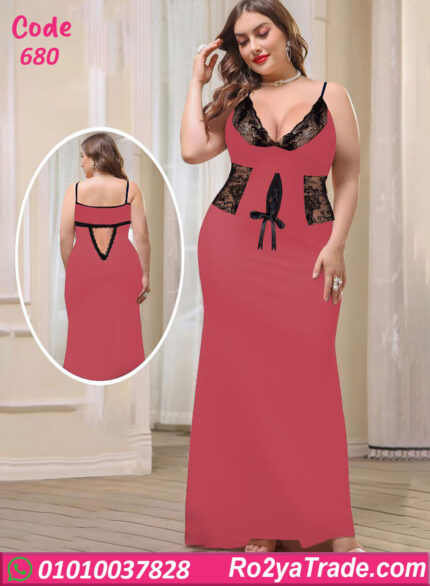 لانجري طويل بلس سايز