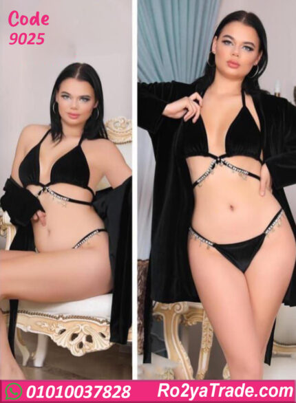 طقم داخلي بالروب حريمي