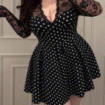 دريس صيفي قصير منقط