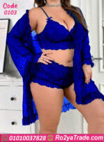 ⁦طقم داخلي بالروب حريمي – كود 0103⁩ - الصورة ⁦4⁩