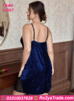 لانجري قطيفة قصير بيج سايز