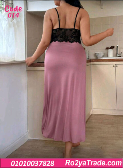 لانجري طويل بيج سايز دانتيل