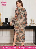 دريس صيفي طويل بيج سايز طويل بنفسجي