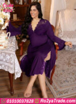 لانجيري طويل بيج سايز خمري