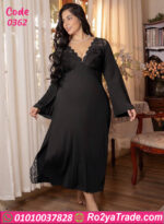 لانجيري طويل بيج سايز خمري