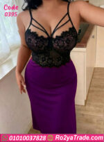 لانجري طويل بيج سايز دانتيل