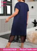 دريس صيفي طويل بيج سايز كحلي