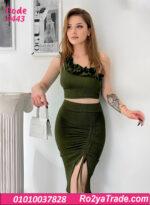 طقم ميني جيب حريمي أسود