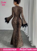 ⁦دريس صيفي تايجر طويل – كود 084⁩ - الصورة ⁦4⁩