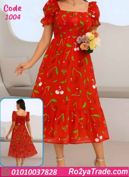 فستان بيتي صيفي