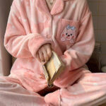 بيجامة شتوي حريمي فرو – كود 11021