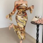 فستان سواريه أوف شولدر